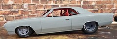 1/24 Scale: Resin 17/15-inch Vintage Halibrand Gasser Drag Wheels W/ Slicks