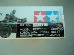 New Tamiya BMW R75 German Motorcycle Sidecar 1/35 Kit WW2 #35016 Made in Japan
