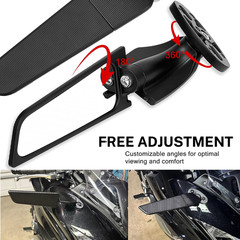 Motorcycle Mirrors Rearview Stealth Mirrors for 2025 Ninja 500 400 650 300 ZX6R