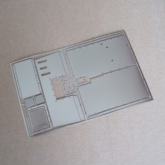 Cockpit floor transkit for all Alfa Romeo 8 C by Pocher 1/8 (brushed surface)