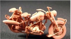 Master Box 3528 WWII German motorcycle 1/35 scale