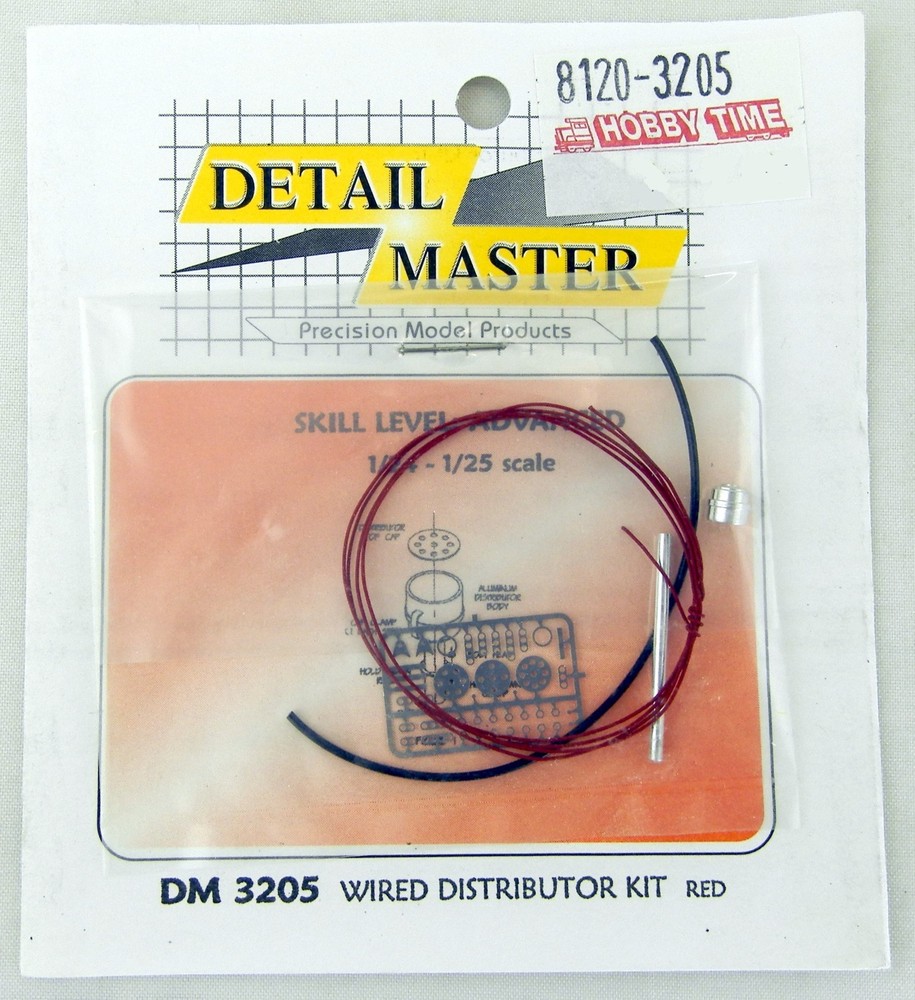 1:24 Scale Wired Distributor Kit (Red) – Detail Master #3205