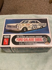 Vintage AMT 1965 Ford Galaxie 500XL 3 In 1 Model Kit Decals For Fred Lorenzen