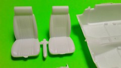 1987 Buick Regal Grand National 1/24 Interior Tub Dash Bucket Seats Door Panels