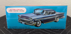 AMT 831 RETRO DELUXE EDITION ’58 1958 IMPALA BUILDS 1 OF 3 WAYS in 1/25 NIB