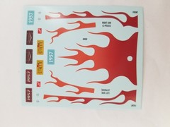 1957 Corvette DECAL SHEET from AMT 1:25 Model Kit 57 DECALS