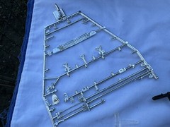 1963 Revell Model Kit 1957 Chevy Chevrolet 1/25 Bel Air Box & Parts Only No Body