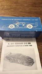 FDS Art 611 Ferrari 512 BB University European Le Mans 1980 1:43 Sealed NOS