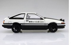 Aoshima 1/24 Initial D Toyota Fujiwara Takumi AE86 Trueno Comic vol37 Model Kit