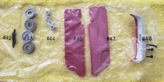 AMT CustomShop 1958 Ford Edsel Black Red Top Un-Built 1/25~No Box ~Parts bagged