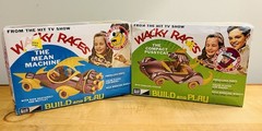 2 WACKEY RACERS Model Kits Compact Pussycat & The Mean Machine
