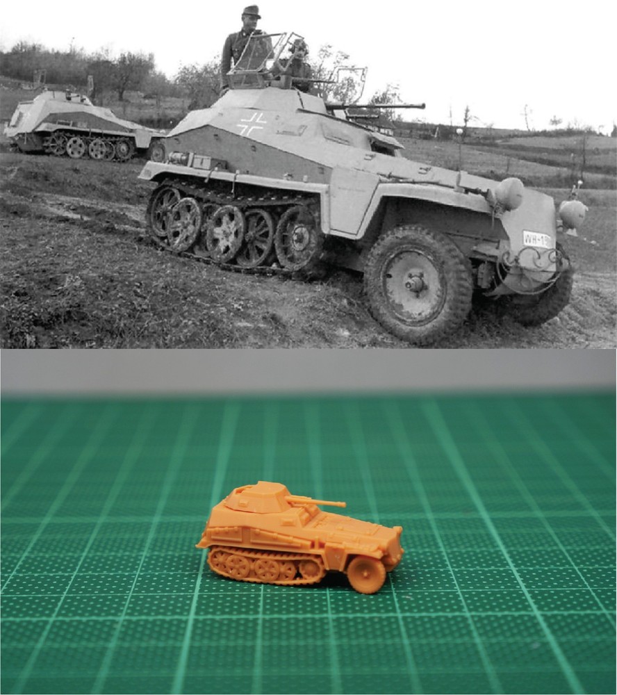 1/144 WWII German Sdkfz250/9 (fine detail) Resin kit (#GER246A)