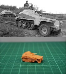 1/144 WWII German Sdkfz250/9 (fine detail) Resin kit (#GER246A)