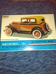 GABRIEL MODEL A VICTORIA METAL AND PLASTIC UNBUILT KIT