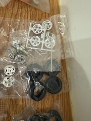 Vintage Lot Of Model Car Kit Tires And Rum Lot