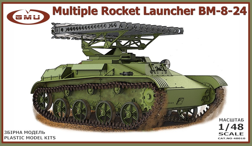 GMU 48010 Multiple Rocket Launcher BM-8-24, 1/48