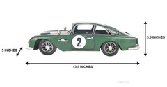 1963 Aston Martin DB5 James Bond’s Metal Toy Car Scale Model 13.5″ Auto Decor
