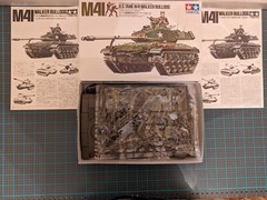 Tamiya US Tank M41 Walker Bulldog And Armored Car 35055 1/35 FS Open Model Kit