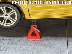 1/24 1/25 Scale Axle Jack Stands – For garage/repair workshop diorama (set of 4)