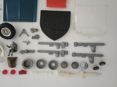 Vintage Assortment of Model Junkyard Parts & Vintage Directions