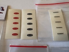 Kenworth W900 Peterbilt 359 1/16 1/14 Scale ” 21x Vinyl Decal Set’s Version B “