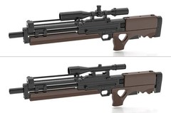 TomyTec Little Armory 1/12 LA-DF34 Dolls Front Line 2 Makiatto Gun Model Kit