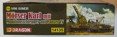1/144 Morser Karl w/Munitionsschlepper Dragon Mini Armor #14135 Sealed MISB