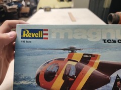 E3 Magnum PI Revell TC’s Chopper moidel kit UNUSED 1981