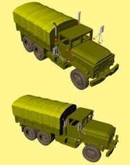 1/144 USA M923 Truck (fine detail) Resin Kit