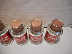 Vintage Pactra Diamond Flake Bronze Mist Spray Paint Factory Case of 6 Cans 1962