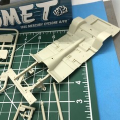 66 Mercury Comet A/FX Chassis W Frt Suspension No Rear End 1:25 LBR Model Parts