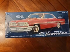 1961 Pontiac Ventura 1:25 scale. Moebius model car kit # 1211.