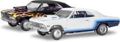 85-4520 1966 Chevy Malibu SS 2N1 Model Car Kit 1:24 Scale 92-Piece Skill Level 4