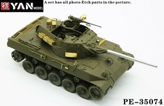 1/35 US M18 Hellcat Destroyer Tank Photo-etched Super Detail-up for Tamiya 35376