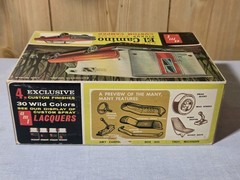 RARE ORG 1/25 AMT ’65 CHEVELLE EL CAMINO PICKUP CUSTOM CAMPER 8735-200 MIB 60s