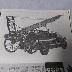1914 Dennis Motor Fire Engine Large 1/16 Scale Entex # 8473 Partially Assembled