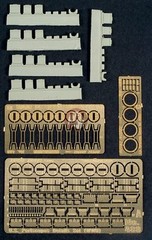 Royal Model 1/35 US Tank Periscopes Detail Set WWII (Resin with Photo-etch) 488