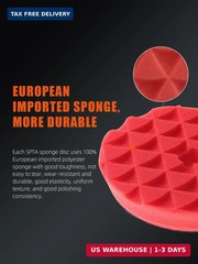Buffing Polishing Pads, SPTA 6 Inch 150mm Body Repair Polishing Pad Set Made for