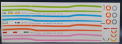 Fred Cady | No. 298 | 1:25 1970 Dodge Challenger R/T Side Stripes Decals