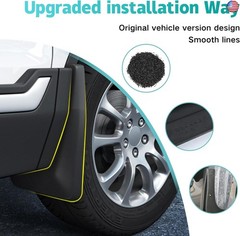 Mud Flaps Compatible with 2024 VW Tiguan R-Line Accessories 2018-2023 All