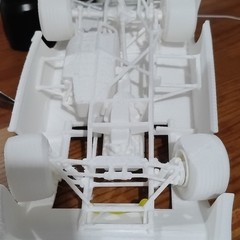 1/25 Dirt Late Model 3D Printed Kit Unassembled Dirt Track Race Car Lucas Oil