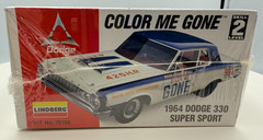 Lindberg Car Model Kit: 1964 Dodge 330 Super Sport, 1:25, #72156, New Sealed