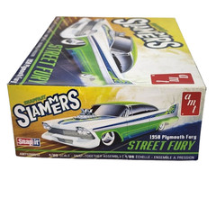 Snapfast Slammers 1958 Plymouth Fury ‘Street Fury’ 1:25 Scale AMT Model Kit NOB