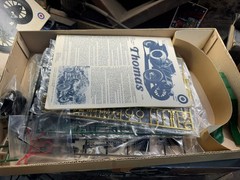 Vtg Model Car Kits Lot New/ Part Built Pre war race 1900s Thomas flyer Raceabout