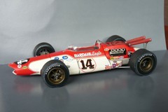 1/25 66 BARDAHL EAGLE RUBY VERSION RESIN/WHITE METAL KIT, INDY RESIN, USAC, CART