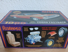 AMT 1969 Ford Torino Cobra Fastback Model Kit 1:25! Build it one of two ways!!