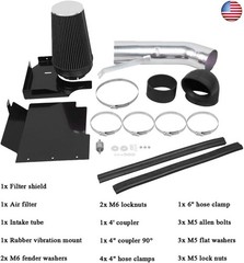 MooSun 4″ Cold Air Intake System + Heat Shield For 99-06 GMC/Chevy V8