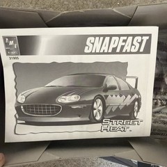 AMT ERTL Street Heat Snapfast 1/25 Model Kit Open Box And Parts #36881