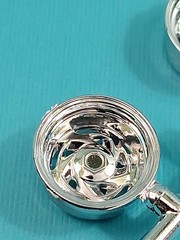Revell AMT Ertl Monogram MPC 1/24 Scale Custom Chrome Wheels & Tires Street Rod