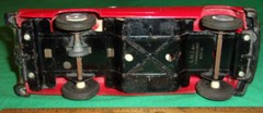 1957 Ford Thunderbid Convertible Red 1/18 Plastic Friction A.M.T. Inc. NICE CAR!